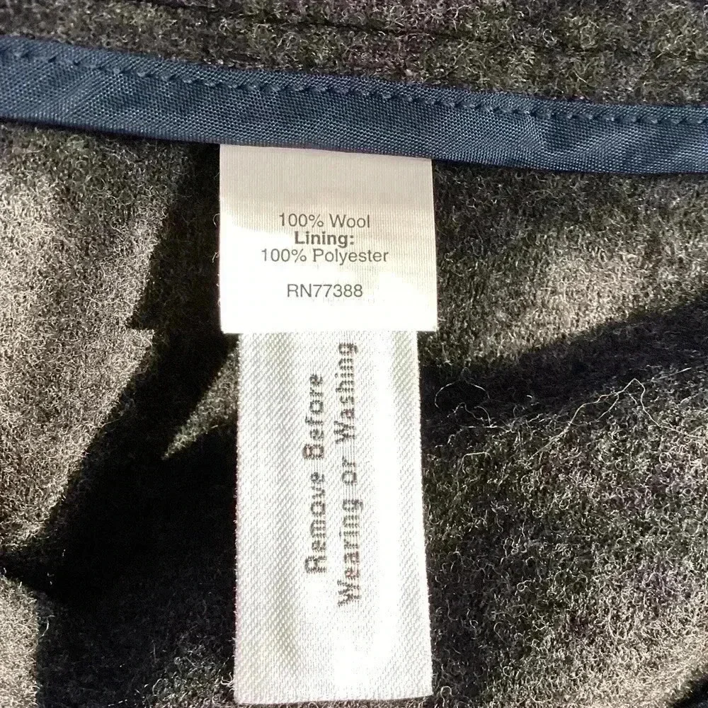 J. Crew NWOT 6 Dark Charcoal Gray 100% Wool Women's Button Front Blazer Size